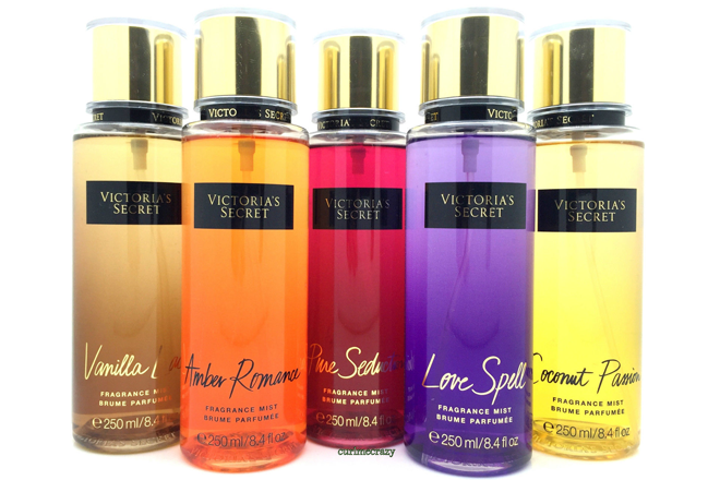 Body mist Victoria’s Secret.