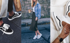 Mặc váy sợ nói “bánh bèo nhập” thì hãy thử mix đồ với sneaker theo cách sau cho bộ cánh thêm chất lừ