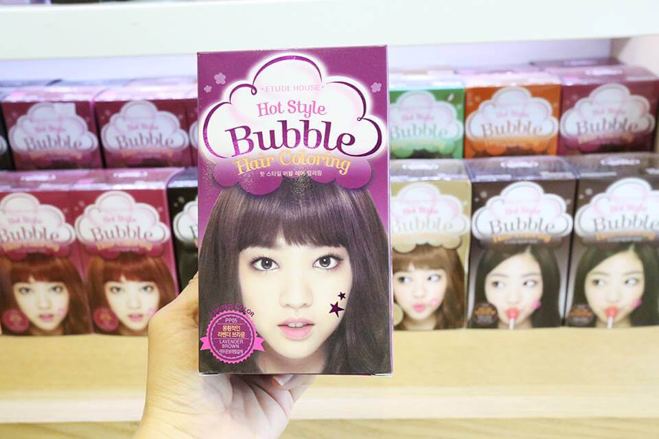 Dầu gội nhuộm tóc Etude House – Bubble Hair Coloring