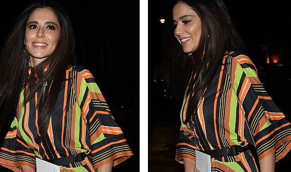 Cheryl tươi tắn đi chơi tối