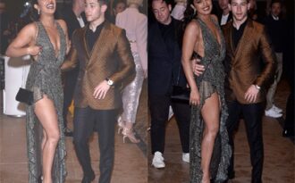 Hoa hậu Priyanka Chopra khoe chân dài bên chồng trẻ