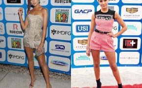 Hoa hậu hoàn vũ khoe chân dài miên man