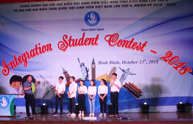 Các bạn sinh viên tham gia cuộc thi “Integration Students” 2018.