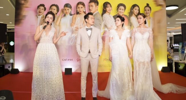 Lệ Quyên, Nam Thư, Tú Vi xinh đẹp, hóa cô dâu tại sự kiện