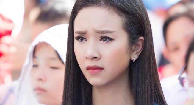 Thúy An gầy đi trông thấy sau một thời gian ở ẩn dưỡng bệnh