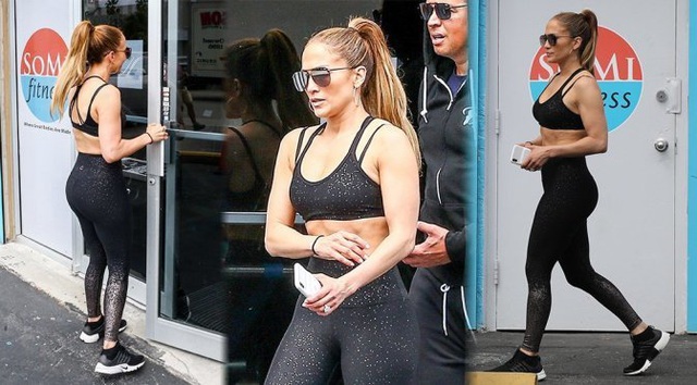 Jennifer Lopez trẻ đẹp nhờ tập gym chăm chỉ - 8