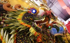 Chiêm ngưỡng “những bức tranh” trái cây khổng lồ