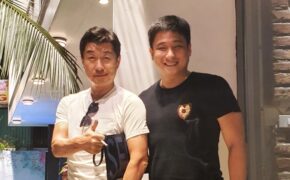 Minh Tiệp kết nghĩa anh em với diễn viên Hàn Quốc Kim Sang Joong