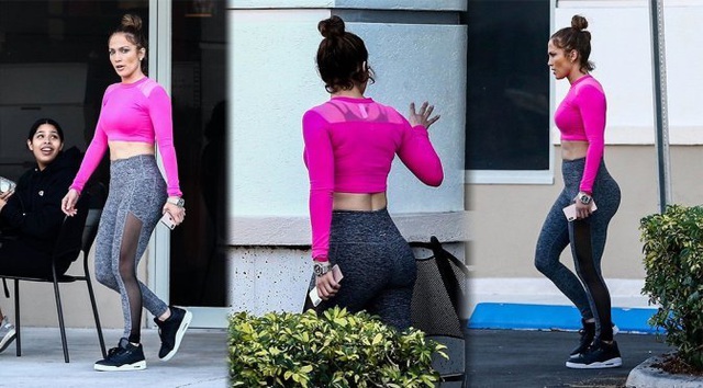 Jennifer Lopez trẻ đẹp nhờ tập gym chăm chỉ - 4