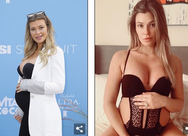 Chân dài Samantha Hoopes: Bầu bí vẫn gợi cảm - 4