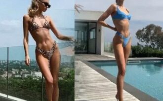 Thiên thần nội y bị chê quá gầy