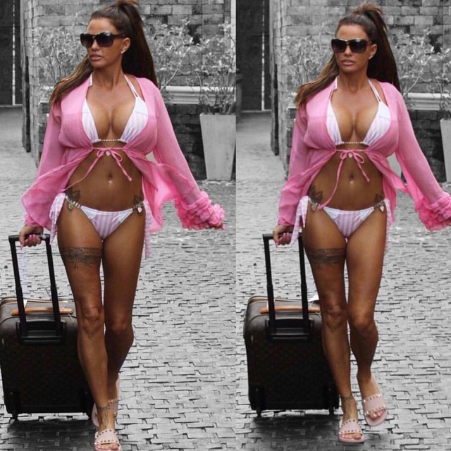 Katie Price để mặt mộc nhợt nhạt lên truyền hình - 5