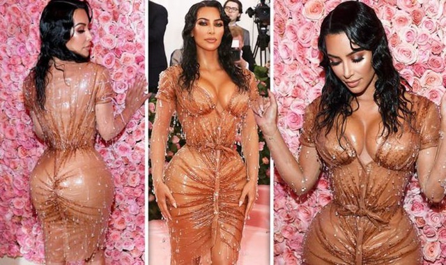 Kim Kardashian thừa nhận đau đớn khi diện váy quá bó - 1