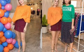 Ashley James khoe chân dài