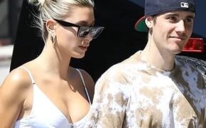 Hailey Baldwin khoe ngực gợi cảm đi ăn cùng Justin Bieber