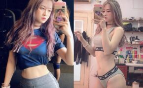 “Hot girl phòng gym” sở hữu thân hình đồng hồ cát và khuôn mặt “thiên thần”