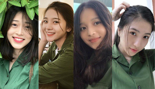 Những “hot girl tập quân sự” khiến dân mạng xao xuyến