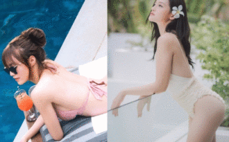 Thuỳ Anh cùng Lan Ngọc sexy bốc lửa với bikini