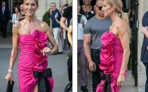 Celine Dion sành điệu đi xem thời trang