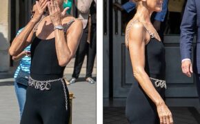 Celine Dion khoe dáng siêu thon với đồ ôm sát