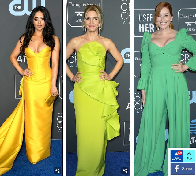 Lady Gaga, Charlize Theron và Emily Blunt lộng lẫy trên thảm đỏ Critics Choice Awards - Ảnh 29.