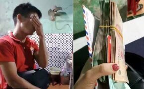 Chàng trai òa khóc khi được trả 200 triệu đồng bỏ quên trong quán ăn