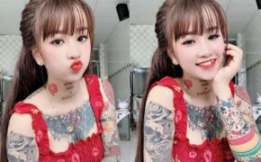 Cô gái miền Tây “nhuốm” kín ngực, tay bằng những hình xăm lạ