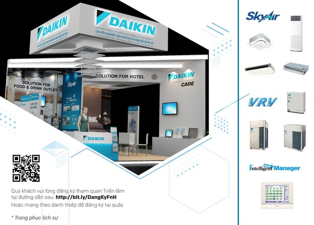 Daikin mang giải pháp tối ưu dành cho nhà hàng và khách sạn đến triển lãm Food  Hotel 2019 - 2