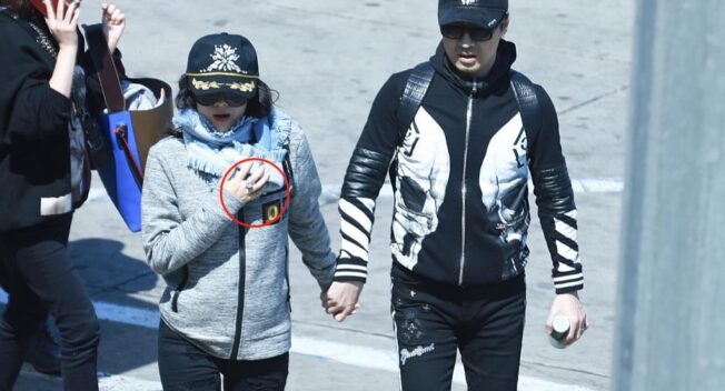 “Ông xã” ra tận máy bay đón Chương Tử Di