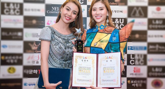 Lại Thanh Hương xinh đẹp trong Lễ hội thời trang Việt Hàn