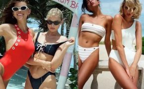 Hai siêu mẫu áo tắm khoe dáng quyến rũ