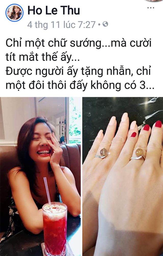 Hồ Lệ Thu khoe món quà đặc biệt của người ấy tặng trong dịp sinh nhật