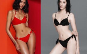 Á hậu Hoàng Thùy khoe dáng nóng bỏng với bikini