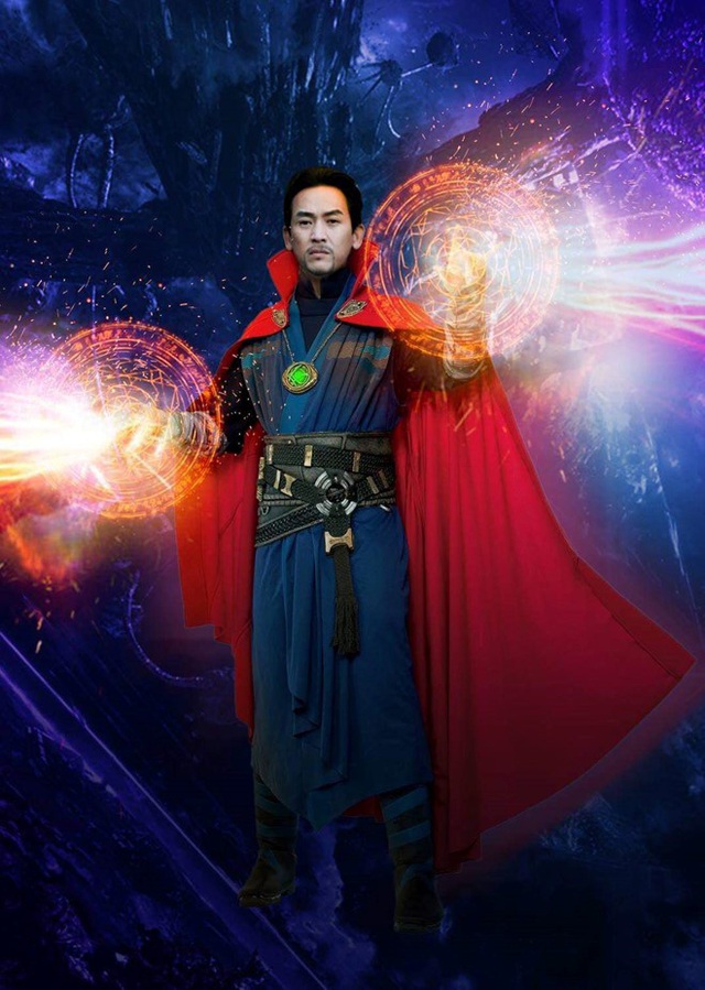 Hứa Vĩ Văn đầu tư trang phục để trở thành vị Dr. Strange, vị phù thủy nổi tiếng trong seri phim đình đám của Hollywood