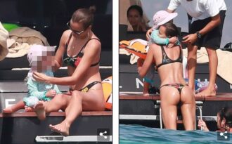 Irina Shayk diện áo tắm hai mảnh lôi cuốn