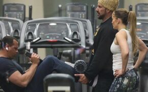 Jennifer Lopez khỏe khoắn đi tập gym cùng bạn trai