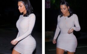 Chị em nhà Kardashian đua nhau diện váy “chật ních”