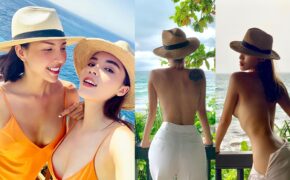 Hoa hậu Kỳ Duyên và “người tình tin đồn” thay nhau khoe ảnh bán khỏa thân