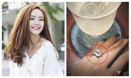 Minh Hằng khoe nhẫn kim cương khủng, ngầm thông báo sắp lên xe hoa?