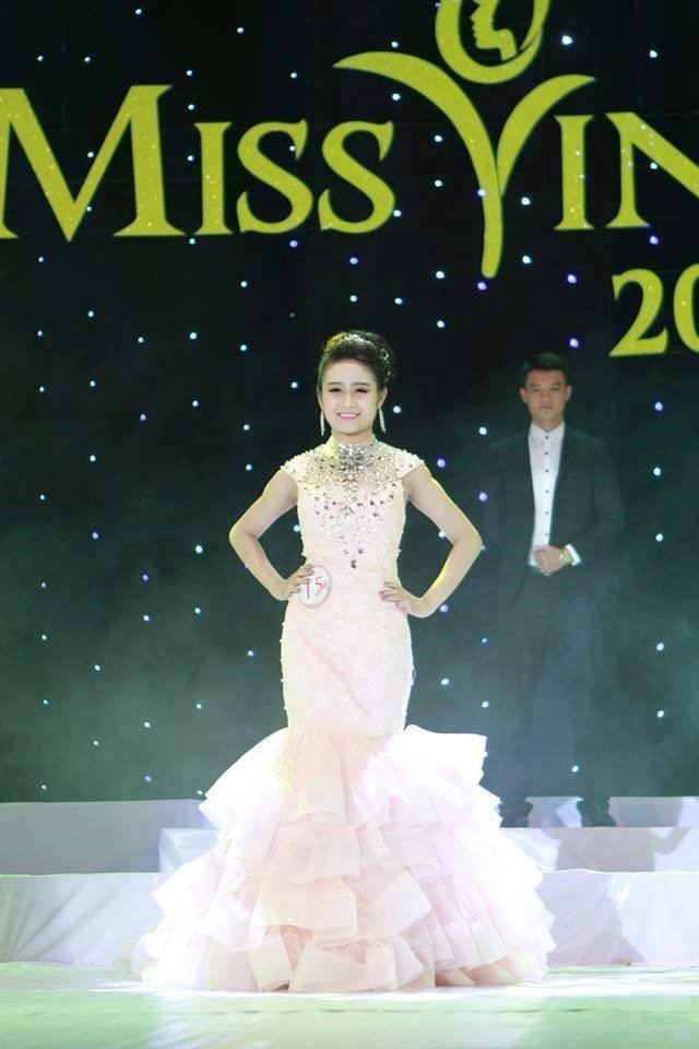 Nàng hoa khôi này từng thi Miss Vinh 2014.