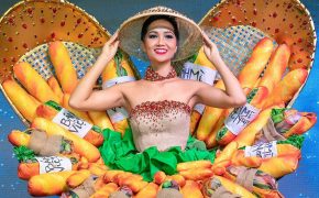 Hoa hậu H’hen Niê chọn thiết kế “bánh mì” làm trang phục dân tộc đi thi quốc tế