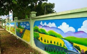“Con đường bích họa” ghi dấu ấn của bạn trẻ xứ Nghệ