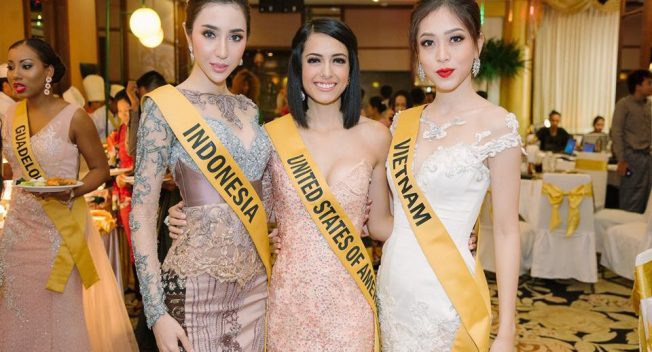 Bùi Phương Nga “đọ” sắc cùng dàn mỹ nhân của Hoa hậu Hòa bình thế giới 2018