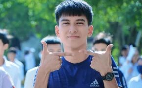 Ảnh nam sinh Nam Định tươi cười sau kỳ thi “đốn tim” phái nữ