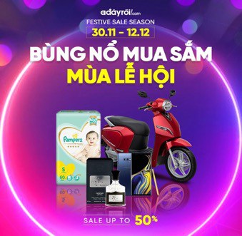 Adayroi tung chương trình siêu ưu đãi, giảm giá 50%++ dịp cuối năm - 1