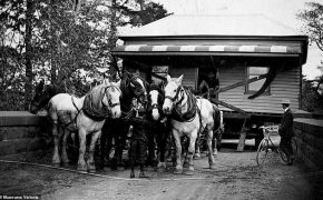 Người Mỹ di chuyển những ngôi nhà ở thế kỉ 18 như thế nào?