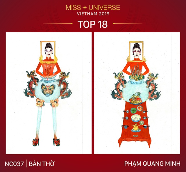 Trang phục “Bàn thờ” lọt top 2 bình chọn, bước vào vòng thuyết trình - 5