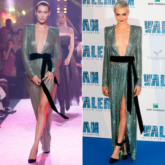  Cara Delevingne trong trang phục của Alexandre Vauthier 