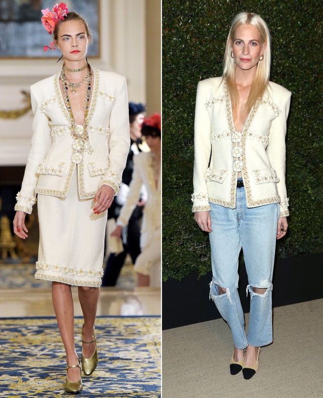  Poppy Delevingne trong trang phục của Chanel 