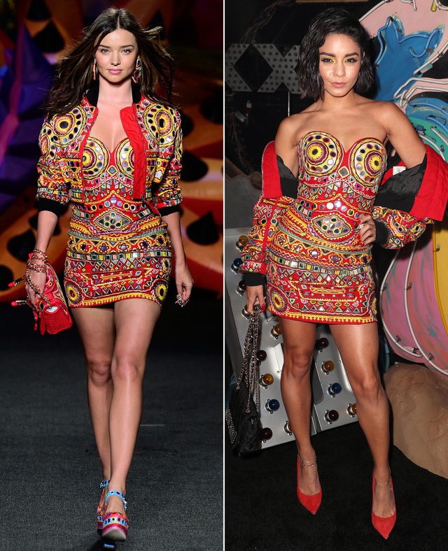  VANESSA HUDGENS trong trang phục của MOSCHINO 